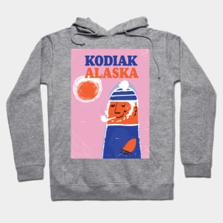 Kodiak, Alaska Fishing poster Hoodie